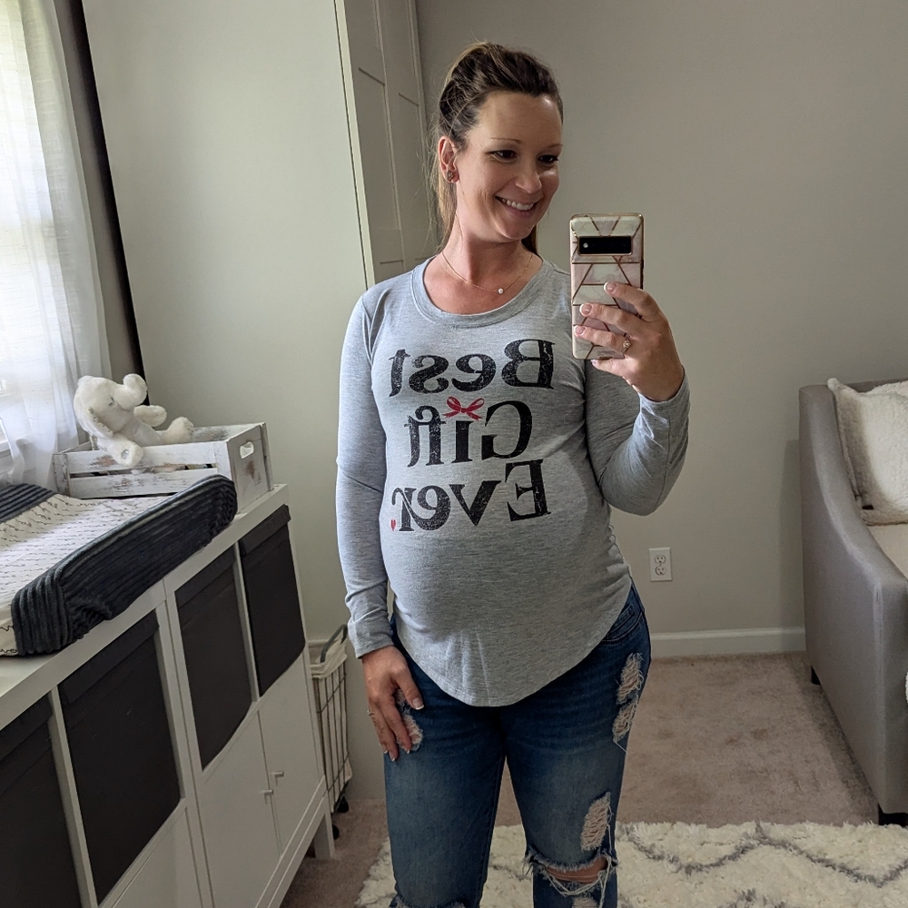 Maternity top long sleeve